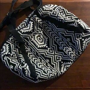Geo/tribal duffle bag
